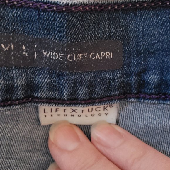 NYDJ Wide Cuff Capri 14 Petite - Picture 6 of 6